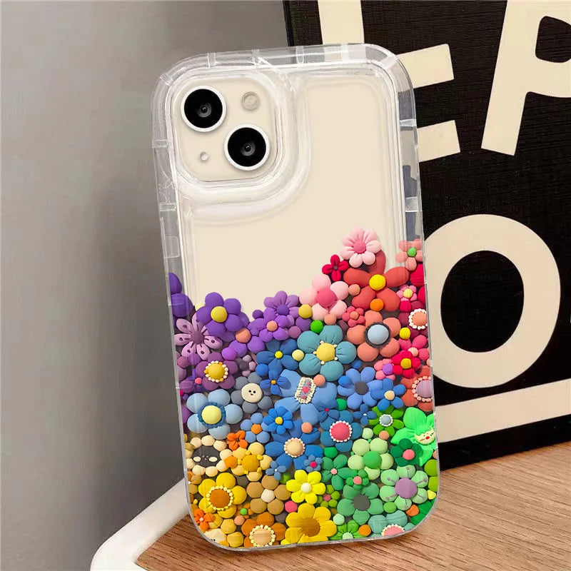 Smile Phone Case For Iphone 11 13 Pro Max 14 15 12 XR 7 8 Plus X Xs SE 2020 14promax 15promax 13promax Soft Silicon Fundas Cover  Casever