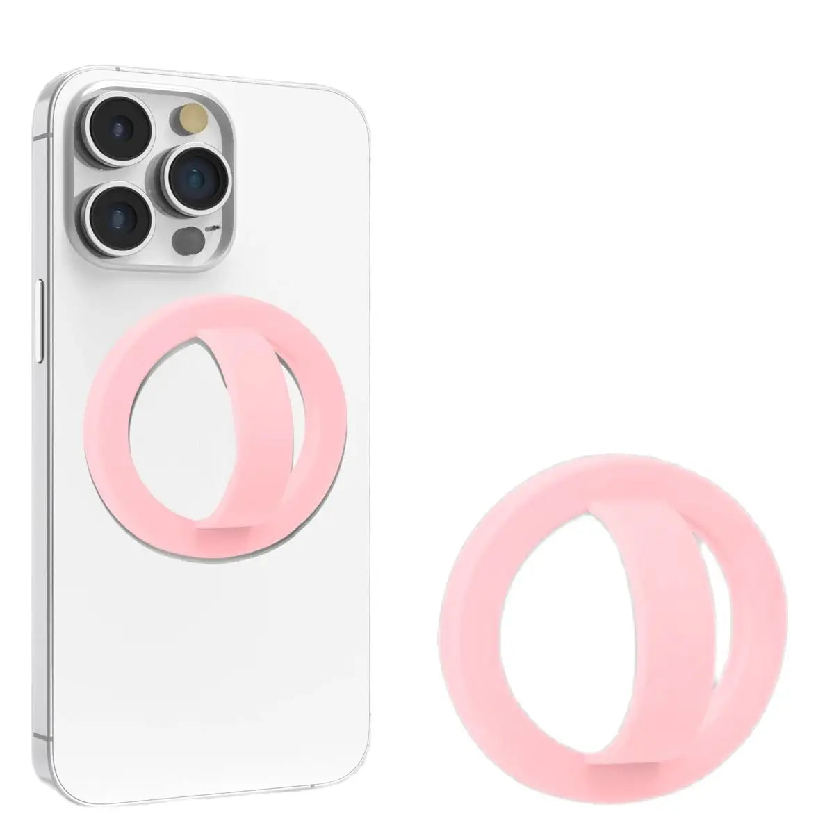 Strong Magnetic Liquid Silicone Comfortable Circular Grip Phone Holder For MagSafe Powerful Grip For iPhone 15 Ring Holder  Casever