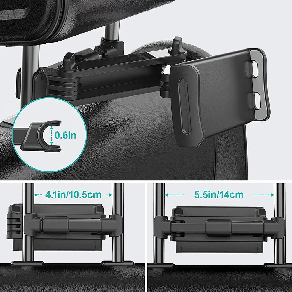 Universal Car Back Seat Headrest Mount Holder For iPad Air 4-11 Inch 360 Rotation Mini Tablet PC Auto Car Phone Holder Stand  Casever