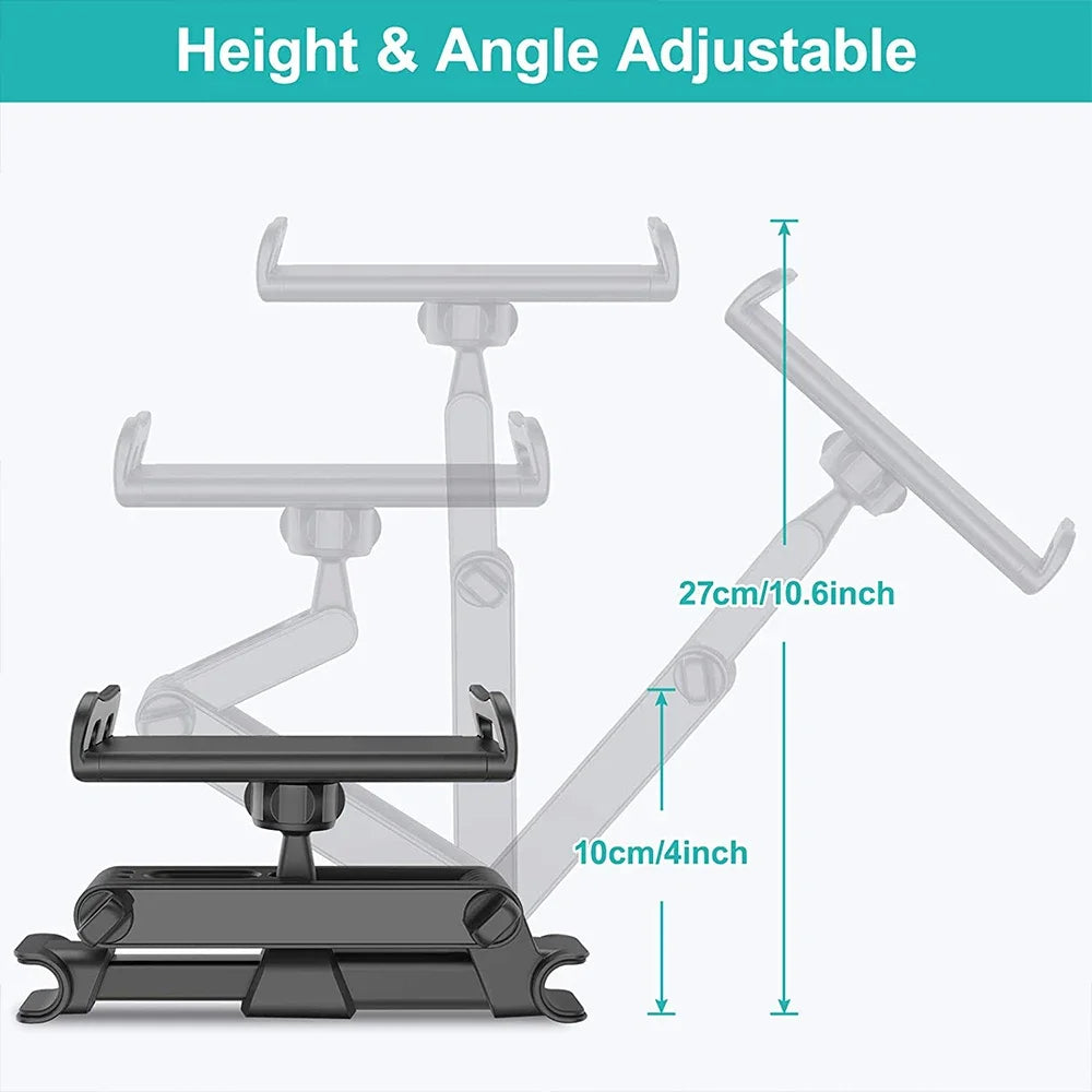 Universal Car Back Seat Headrest Mount Holder For iPad Air 4-11 Inch 360 Rotation Mini Tablet PC Auto Car Phone Holder Stand  Casever