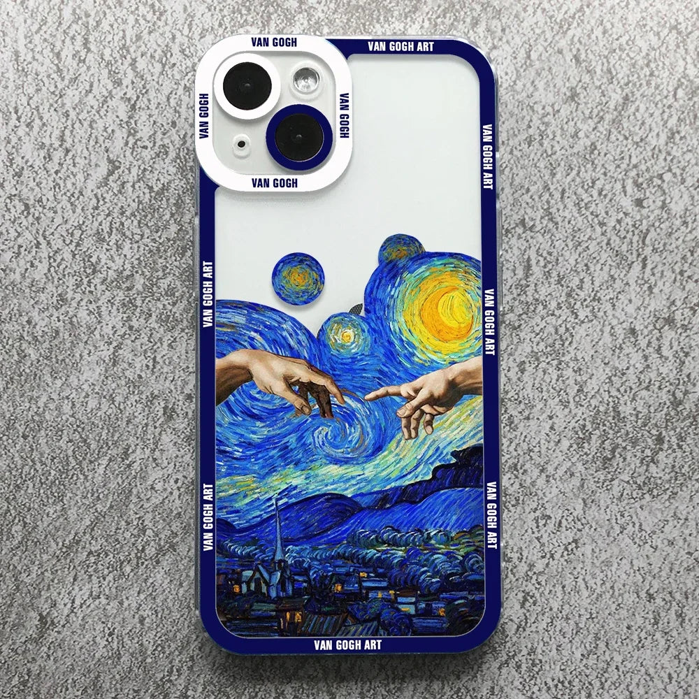 Van Gogh Art Phone Case For Samsung Galaxy S10 S20 S21 S22 S23 S24 FE Plus Ultra Note 20 Soft Cover  Casever