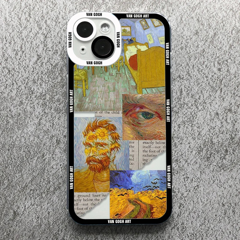 Van Gogh Art Phone Case For Samsung Galaxy S10 S20 S21 S22 S23 S24 FE Plus Ultra Note 20 Soft Cover  Casever