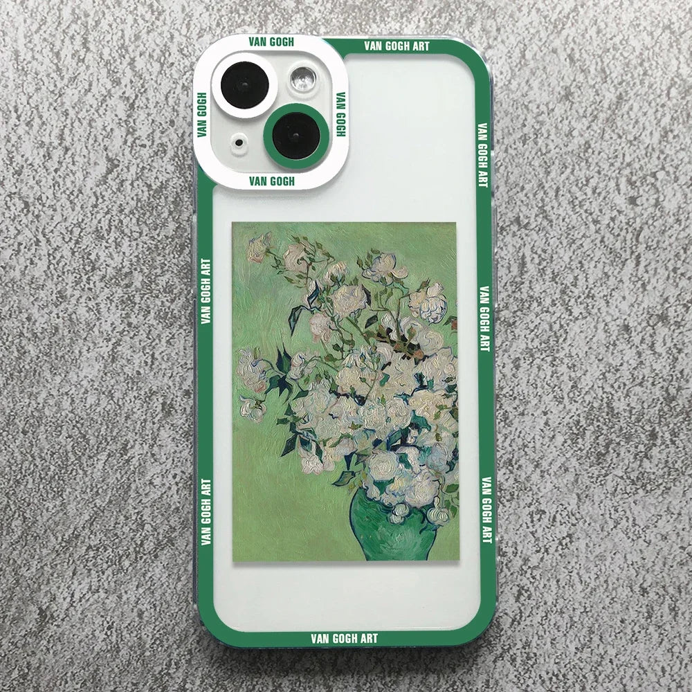 Van Gogh Art Phone Case For Samsung Galaxy S10 S20 S21 S22 S23 S24 FE Plus Ultra Note 20 Soft Cover  Casever