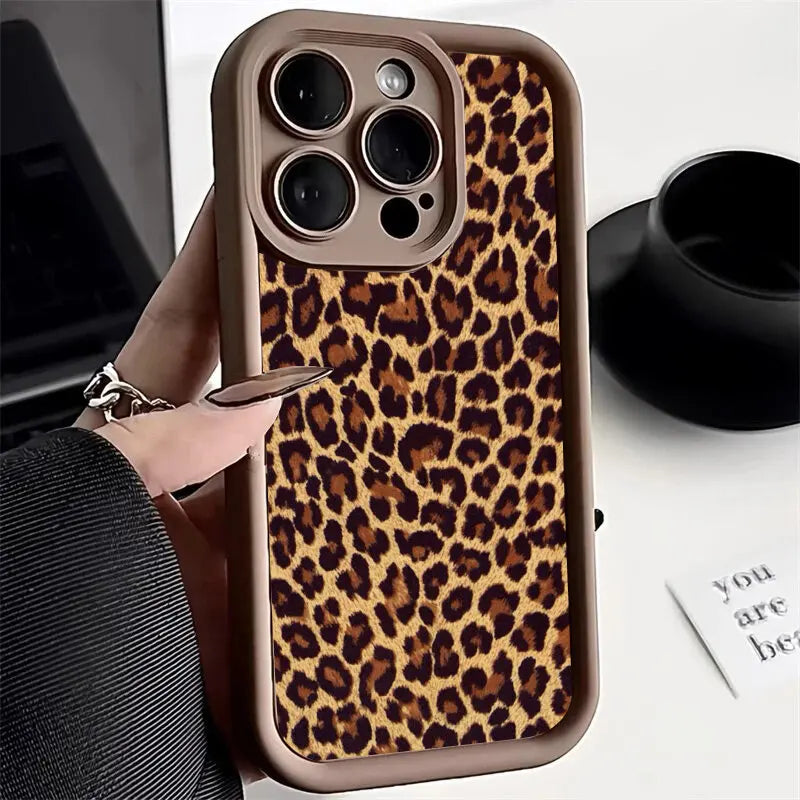 Zebra Striped Phone Case For IPhone 15 Pro Max 12 11 14 X XS XR 6 6S 7 8 Plus 13 Mini SE 2020 2022 Capa Shockproof Soft Cover  Casever