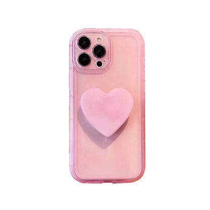 pink heart phonecase