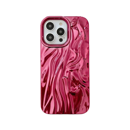 pink wavy phonecase